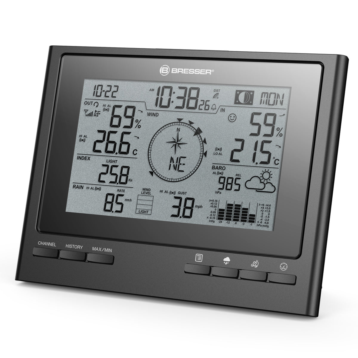 BRESSER 7-in-1 Exclusive ClimateScout Funk-Wetterstation