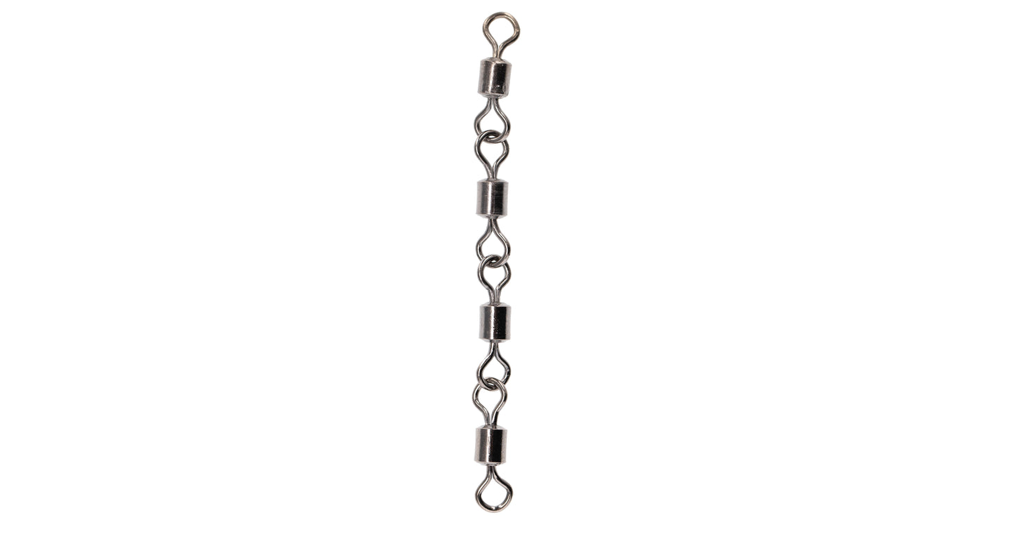 Mikado Wirbel - Jaws Fourfold Swivels Xl - 35kg - 5 Stk.
