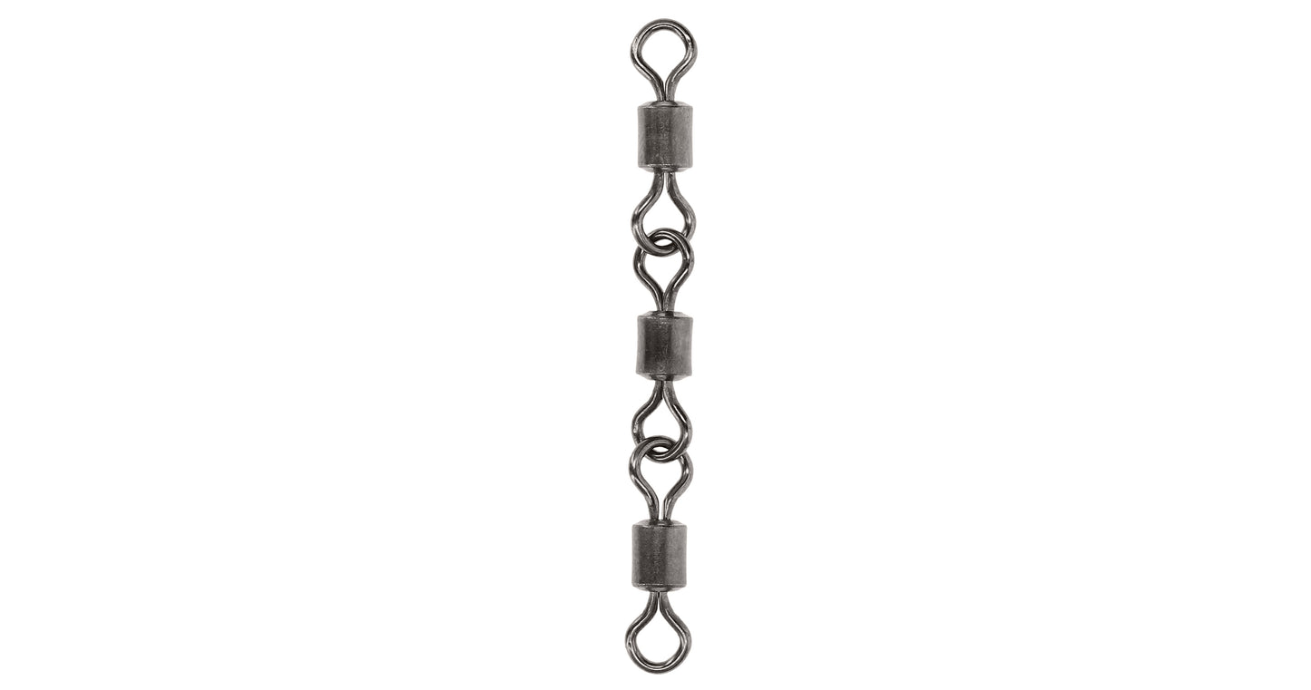 Mikado Wirbel - Jaws Triple Swivels Xl - 35kg - 5 Stk.