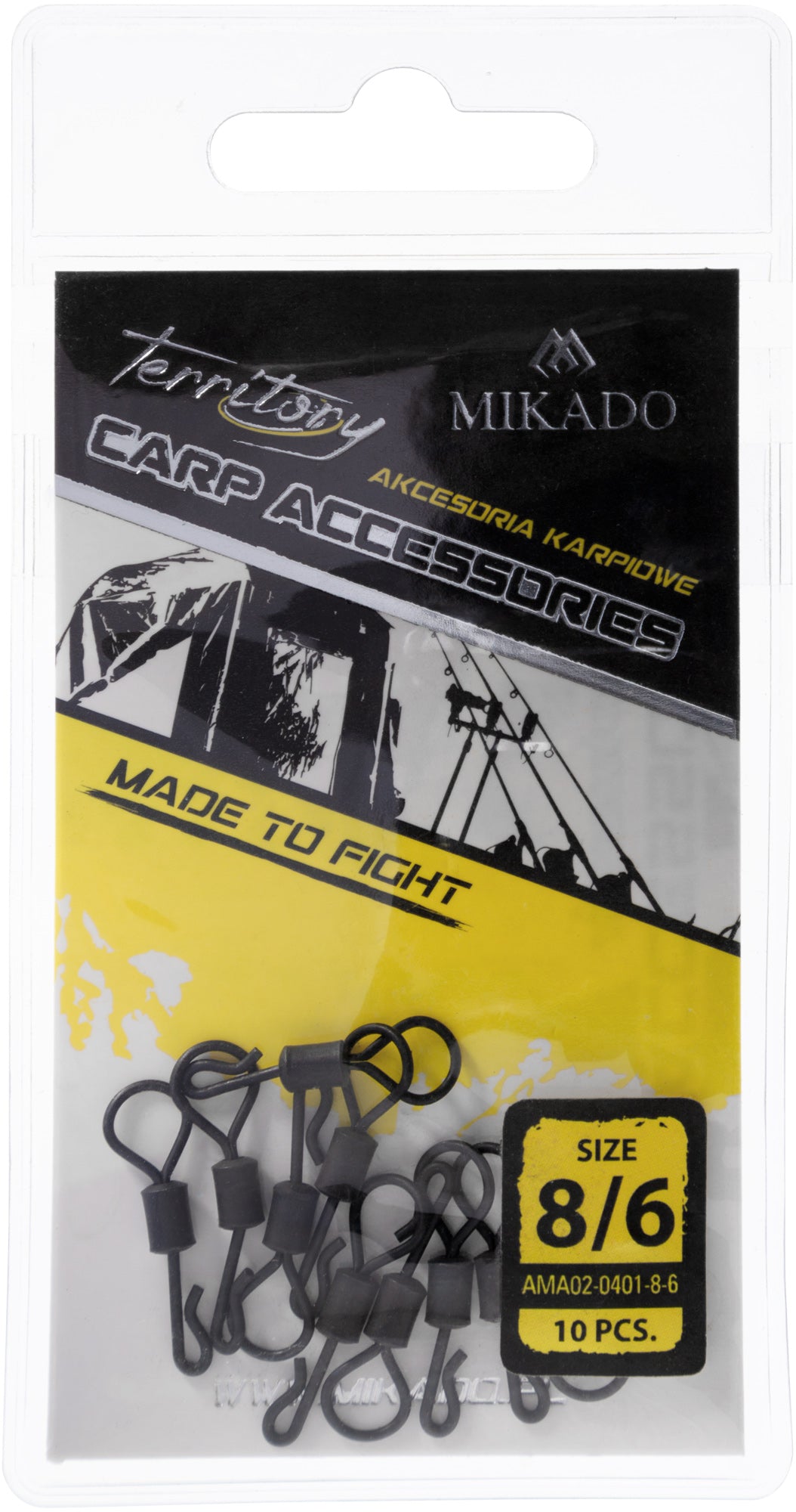 Mikado Wirbel - Quick Change Mit Grossem Auge NR. 8 - 10 Stk.