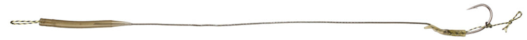 Mikado Karpfen Rig - Anti-Blow Out Rig 23cm/25lbs - Haken 4 - 2 Stk.