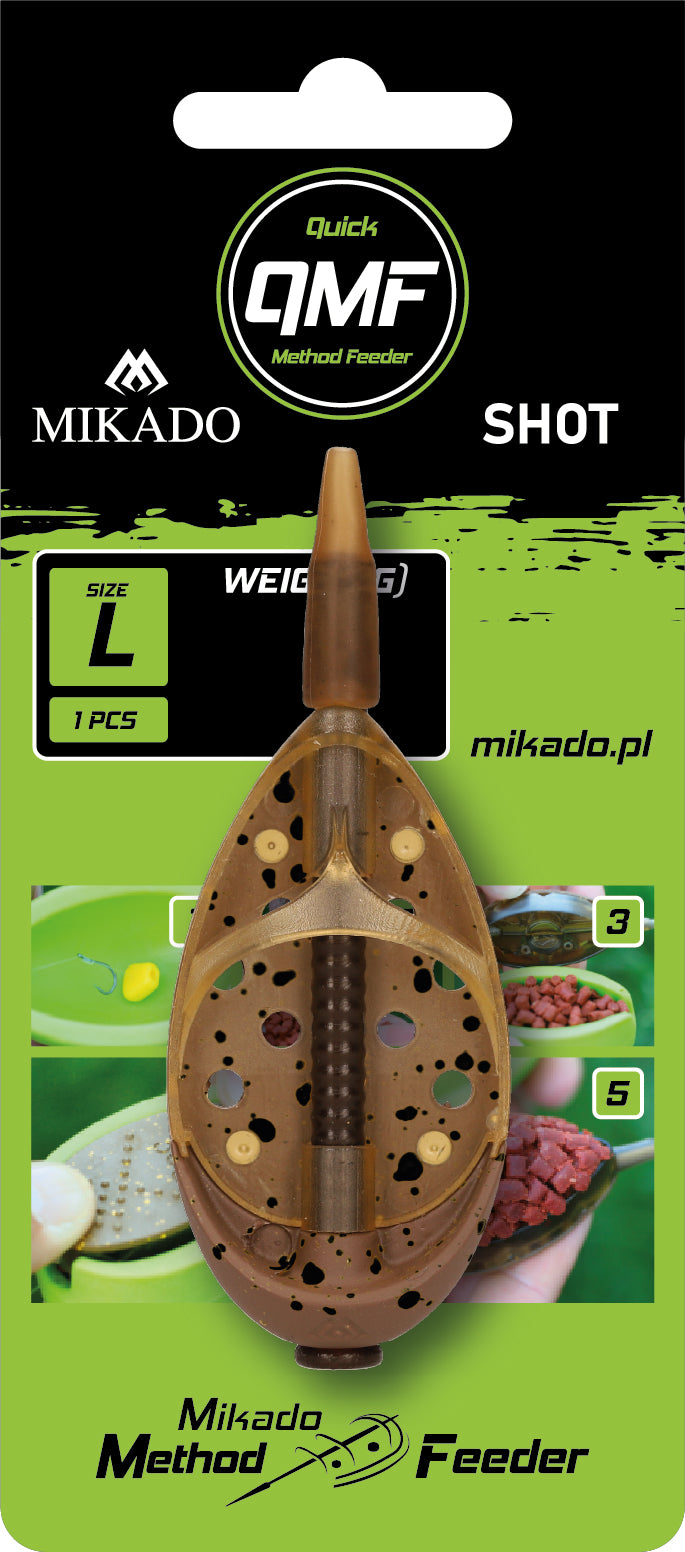 Mikado Feeder - Method Feeder Shot Q.M.F. System L - 40g - 1 Stk.