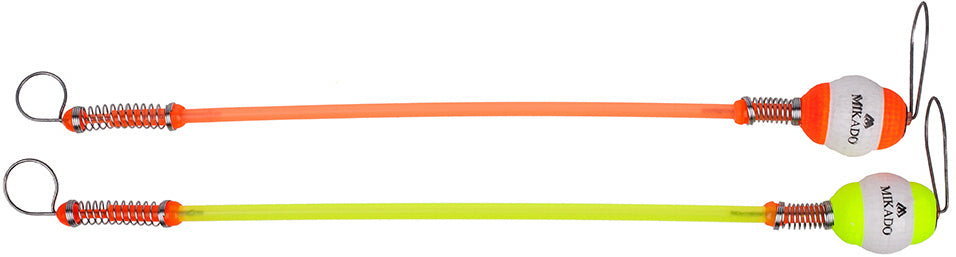 Mikado Bissanzeiger - Hanger Styrofoam Mit Rohr 25cm Größe M - Rot Und Gelb - 10 Stk.