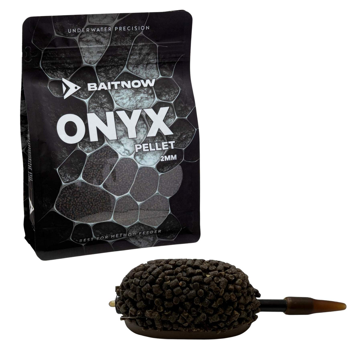 Mikado Pellet Method Feeder - Onyx 2MM 800g - Packung 1 stk.