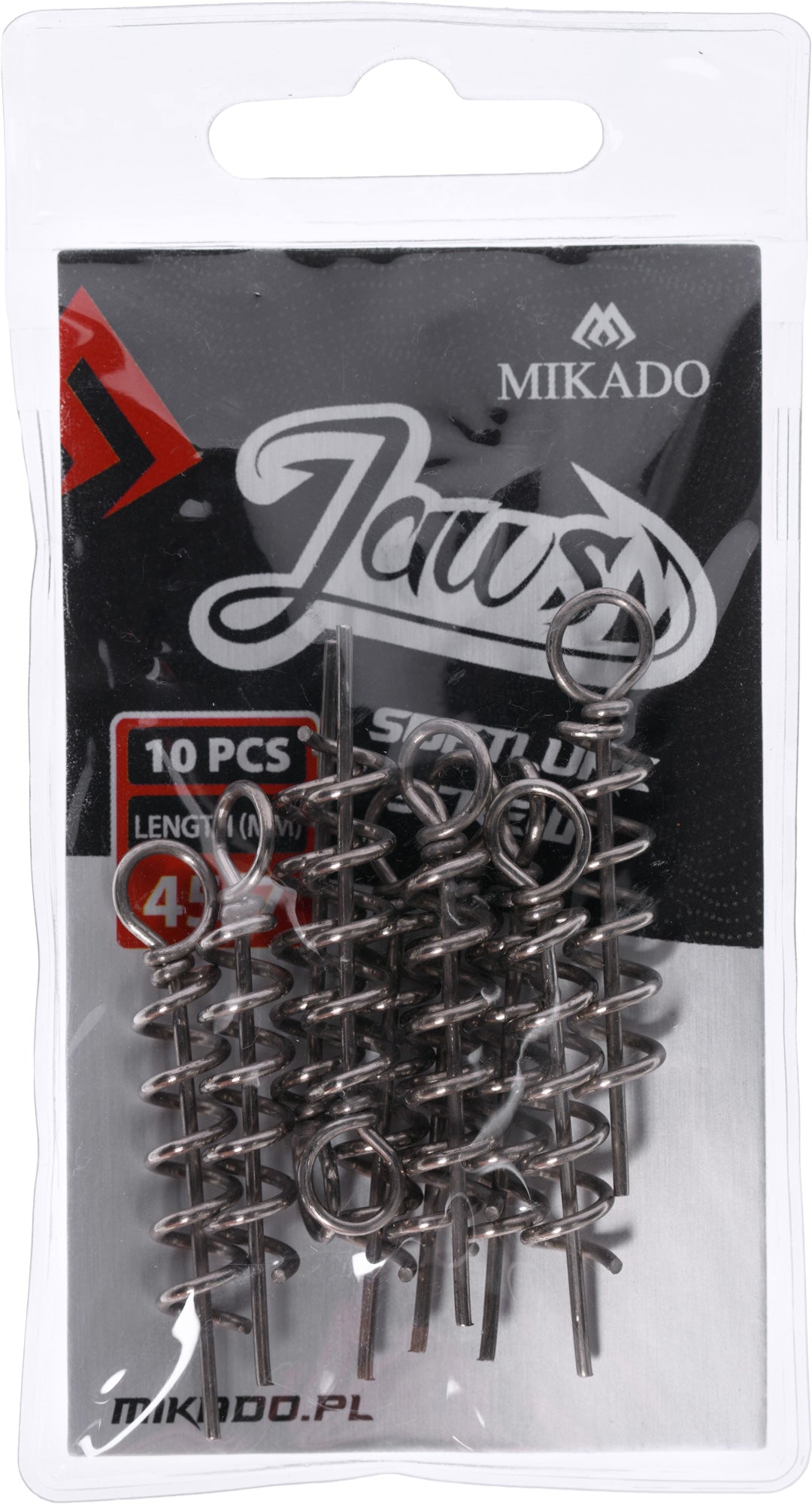 Mikado Schraube - Für Softlures - Jaws - 26mm/4mm - 10 Stk.