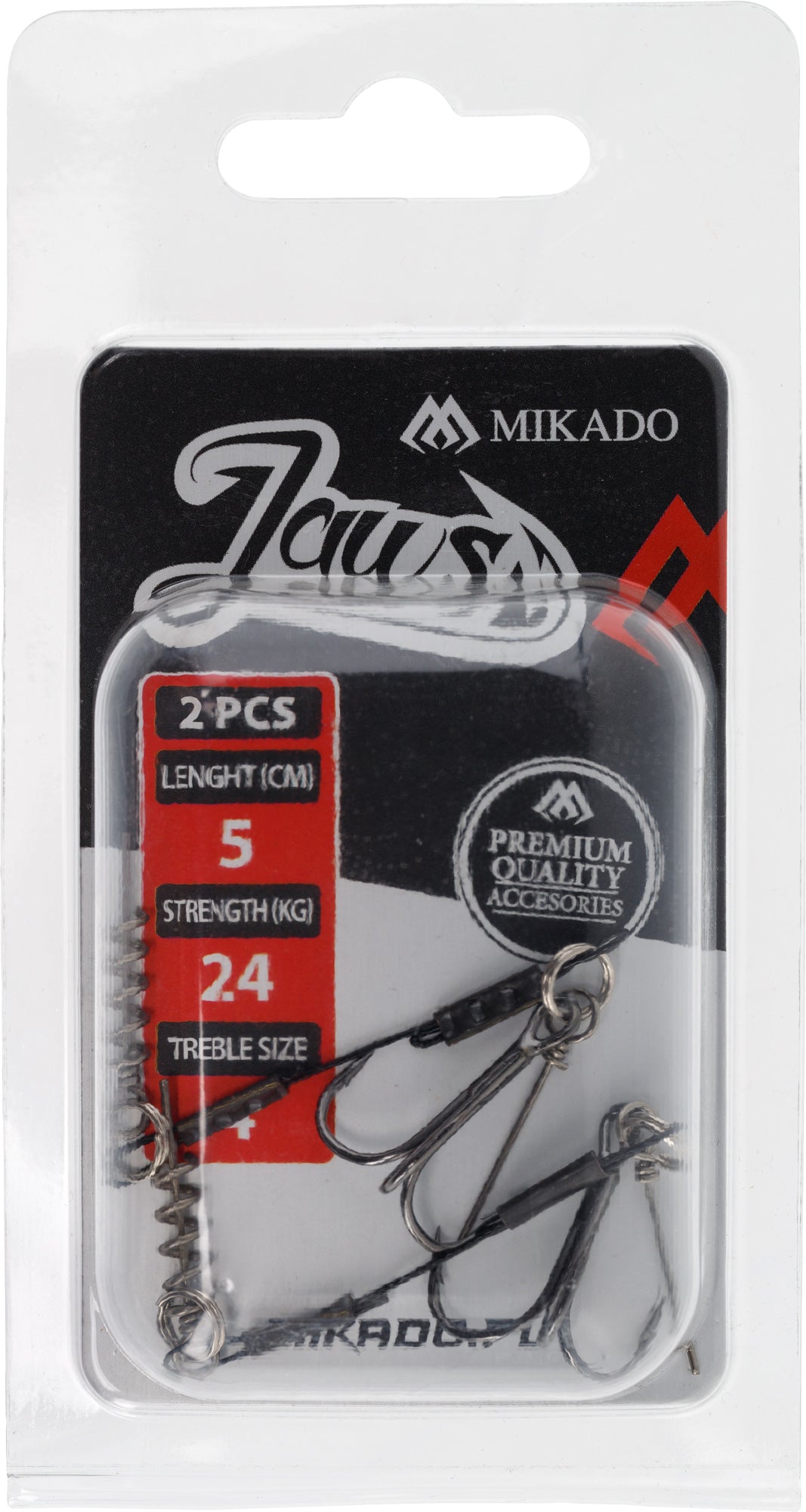 Mikado Stinger - Jaws Schraube Und Soft Lure Pin - 5cm X 24kg - 2 Stk.
