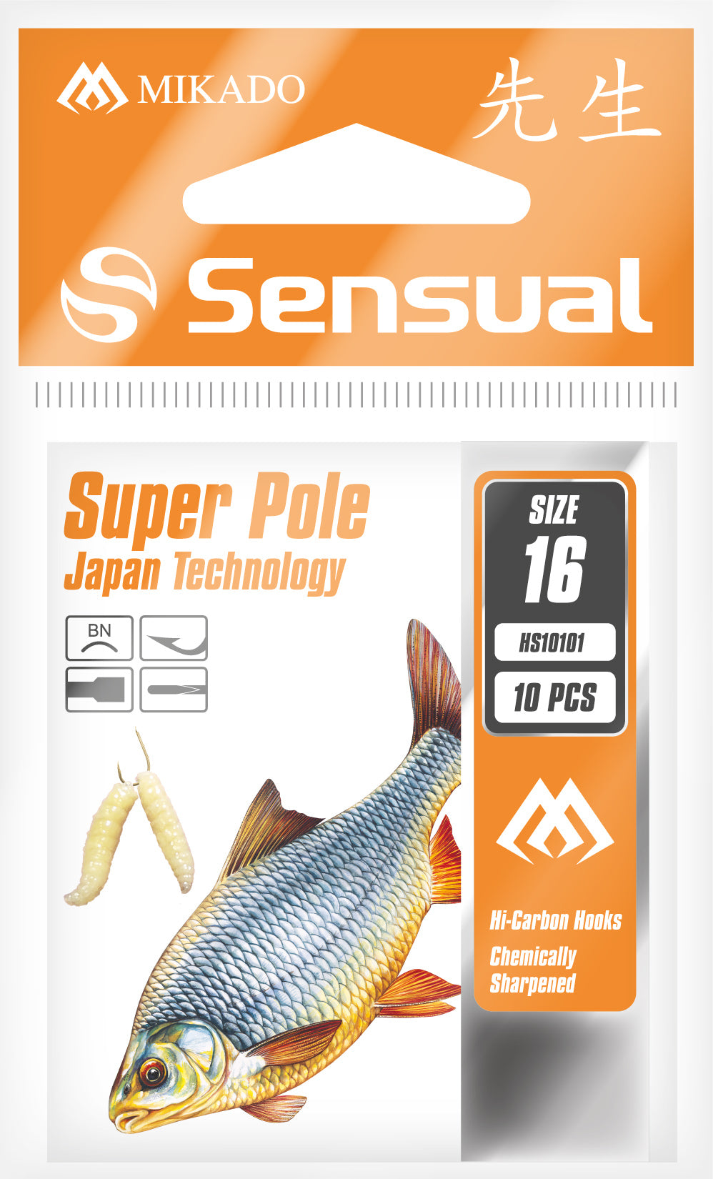 Mikado Haken - Sensual - Super Pole Nr 10 Bn - 10 Stk.
