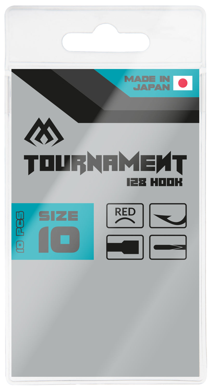 Mikado Haken - Tournament - 128 NR. 20 Red - 10 Stk.
