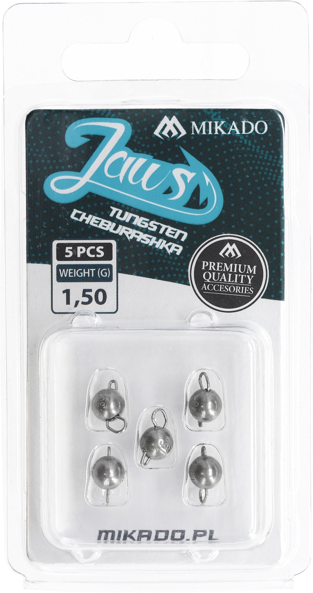 Mikado Cheburashka - Tungsten Jaws 1.5g - 5 Stk.