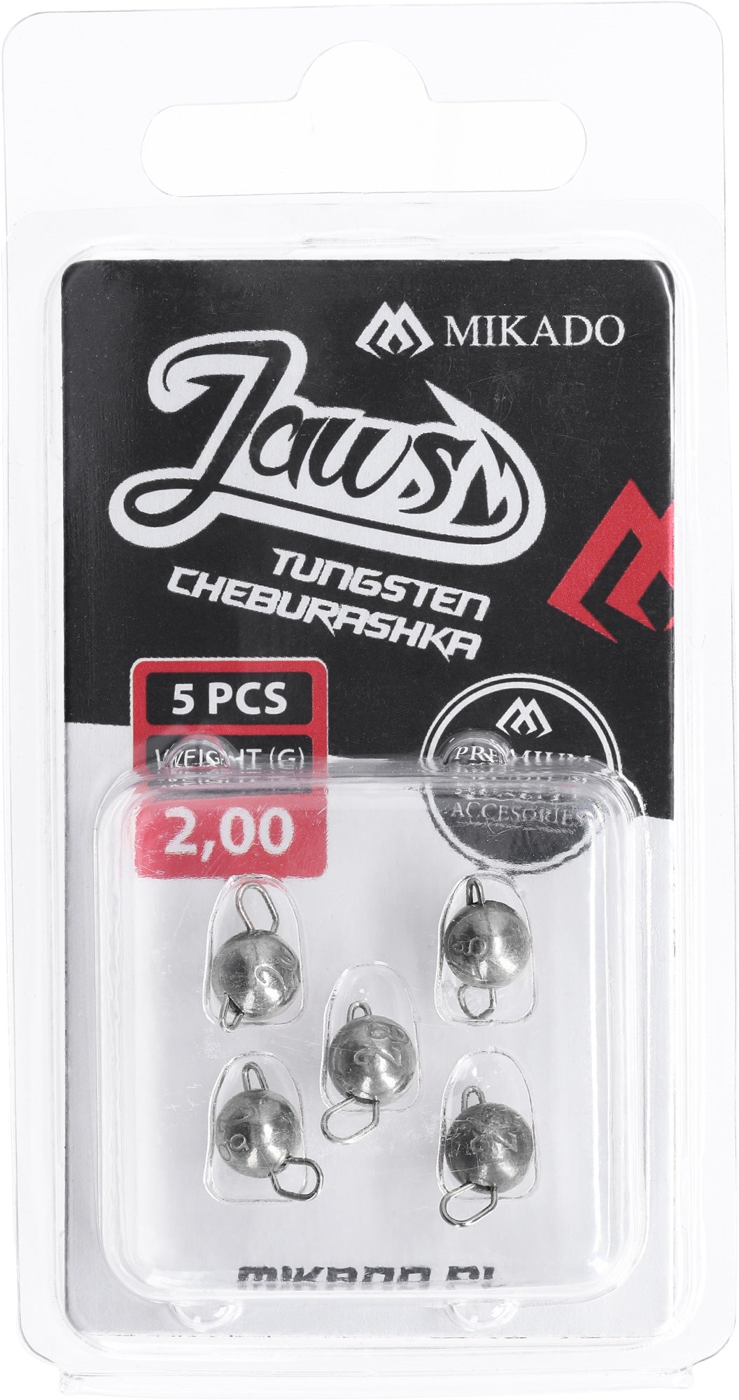 Mikado Cheburashka - Tungsten Jaws 2g - 5 Stk.