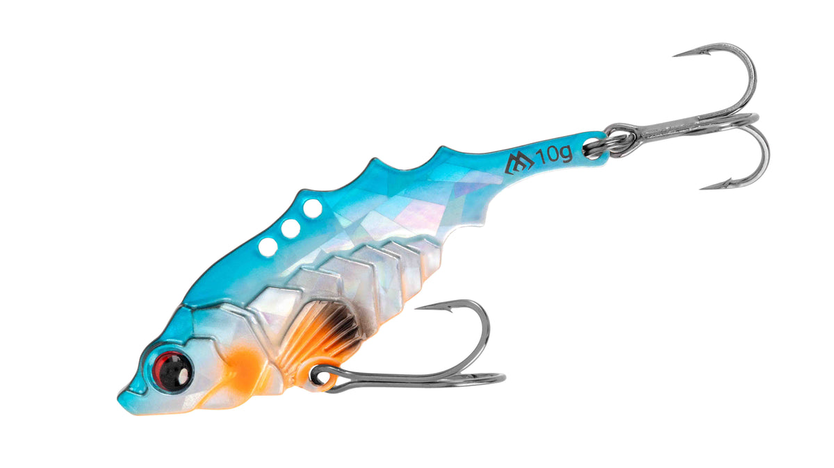 Mikado Zikade - M-Vib 5g -45mm- Holo Blue Roach - 1 Stk.