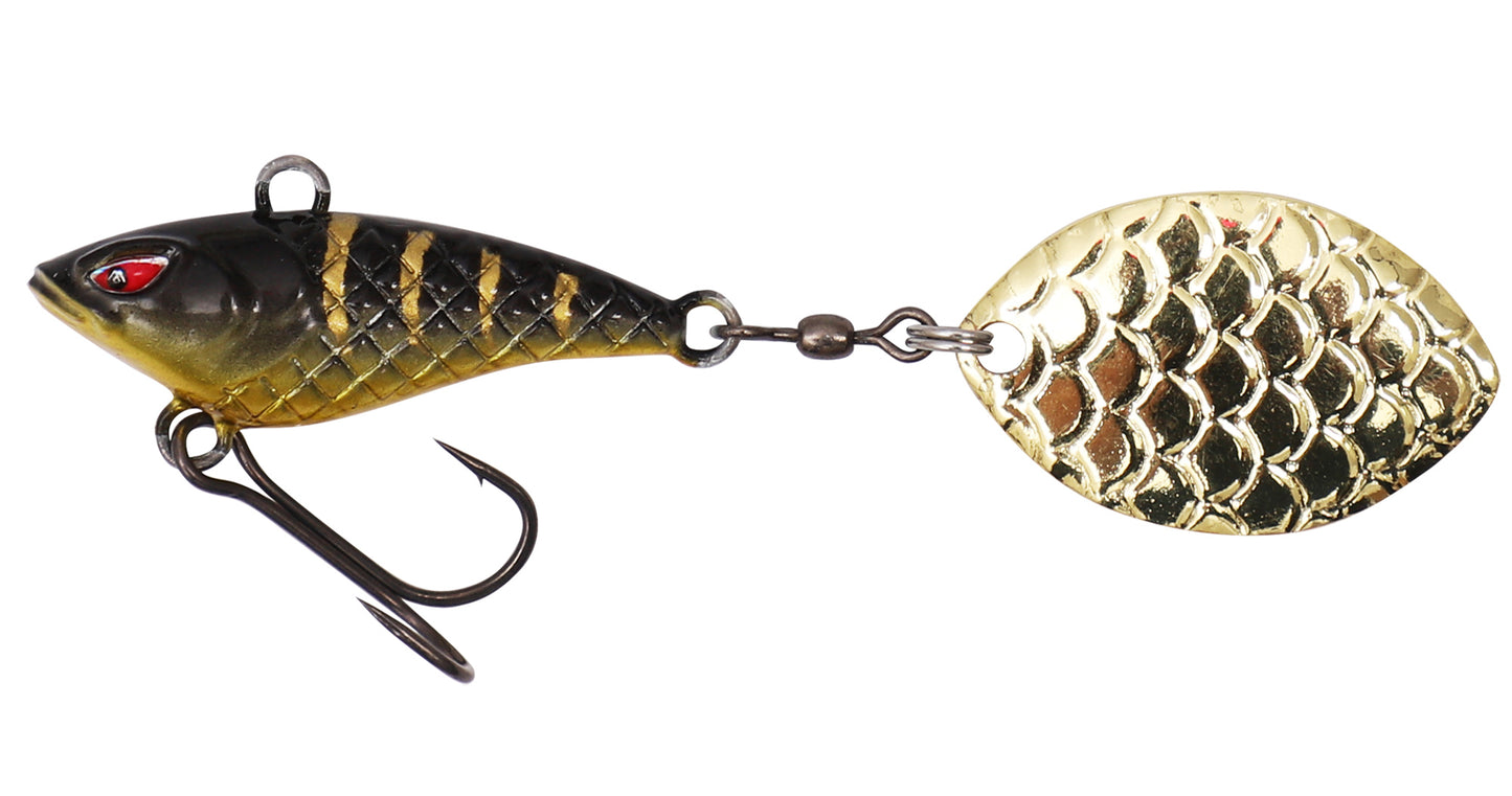 Mikado Köder - M-Tail 12g/BLACK Tiger - 1 Stk.