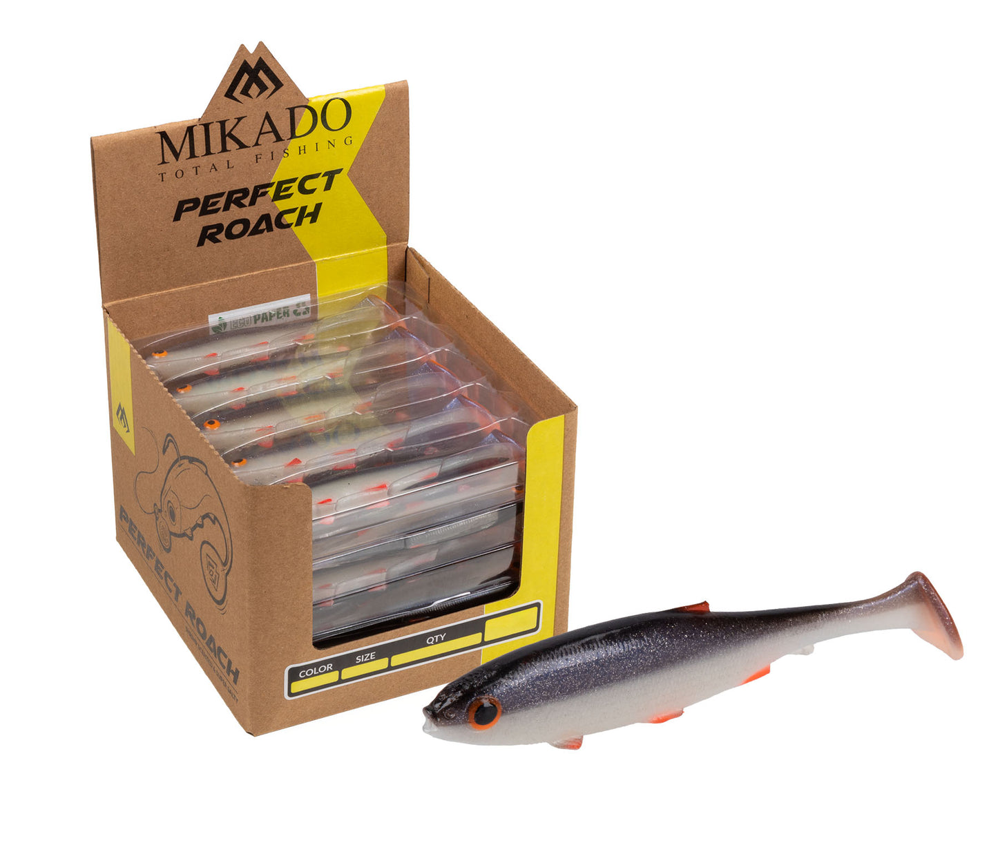 Mikado Köder - Perfect Roach 13cm/3D Roach- Bulk - 25 Stk.