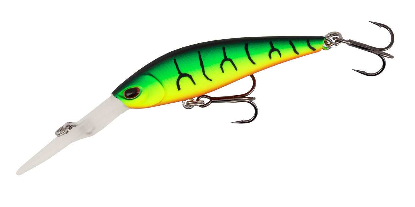 Mikado Wobbler Cracker - 60mm/5.2g/FIRE Tiger - Suspending - 1 Stk.