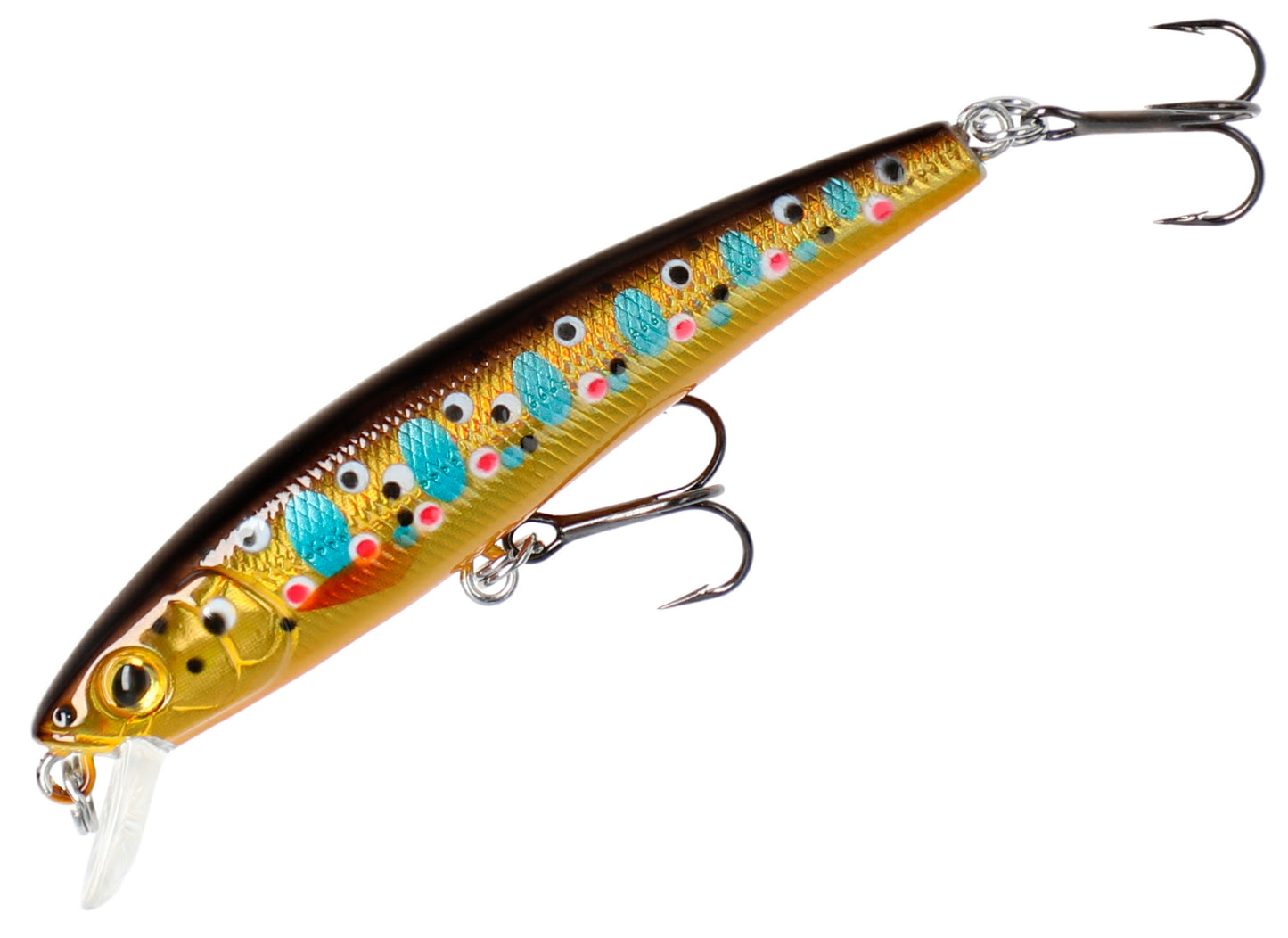 Mikado Wobbler Fishunter Needle - 7.5cm/BROWN Trout - Schwimmend - 1 Stk.