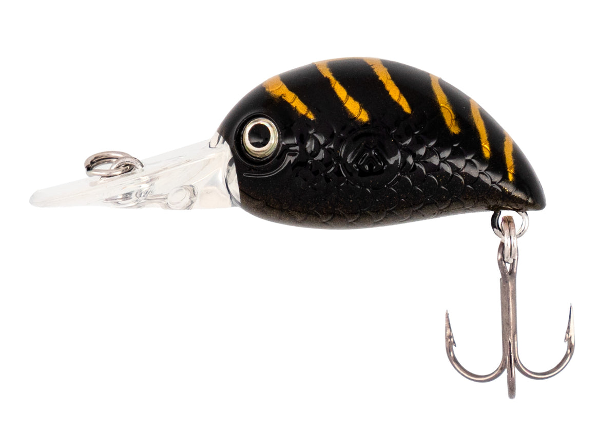 Mikado Wobbler Shimmy Dr - 30mm/3.3g/BLACK Tiger - Schwimmend - 1 Stk.
