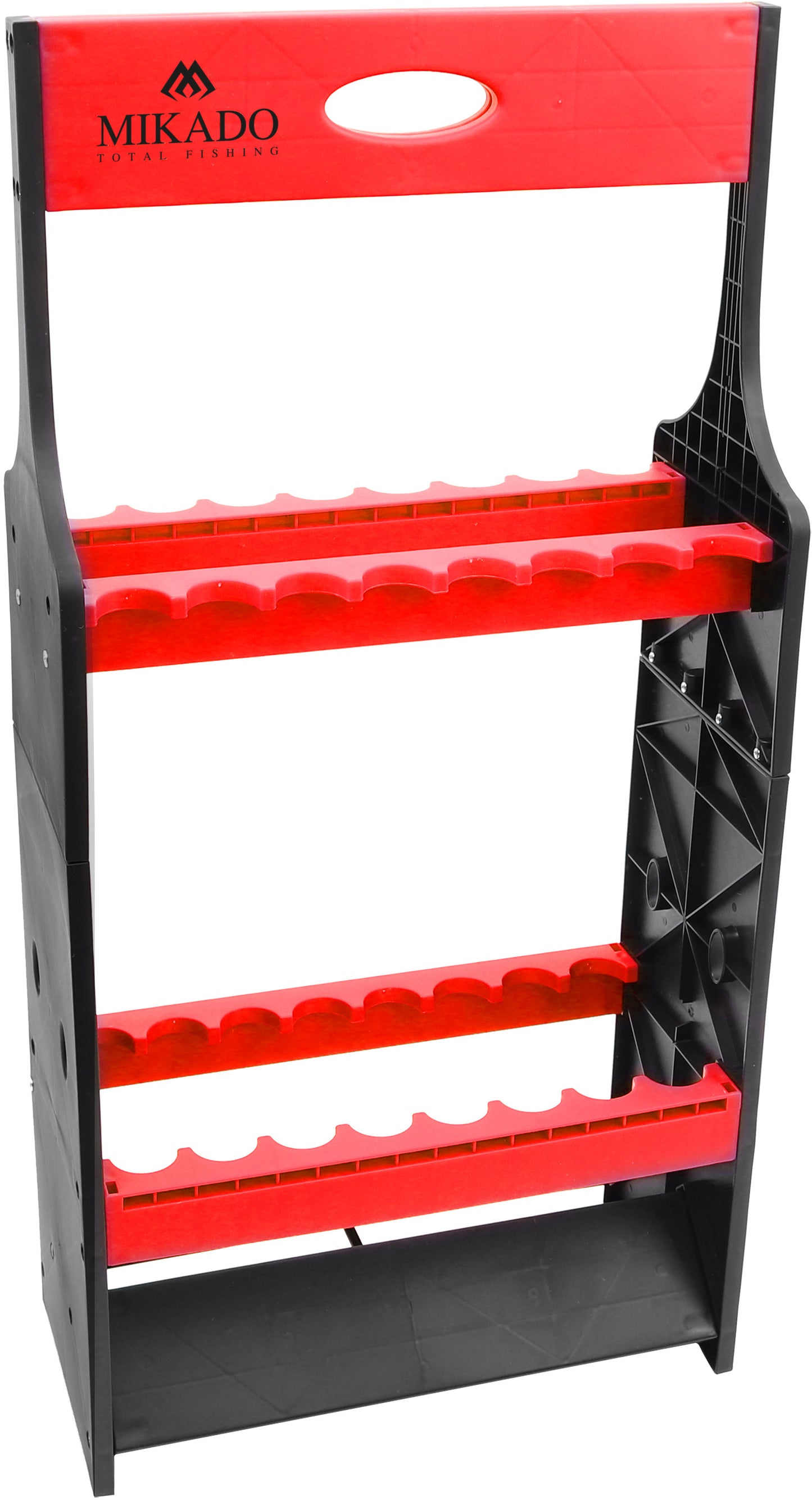 Mikado Stand - Für Ruten - Schwarz Und Rot - 1 Stk.