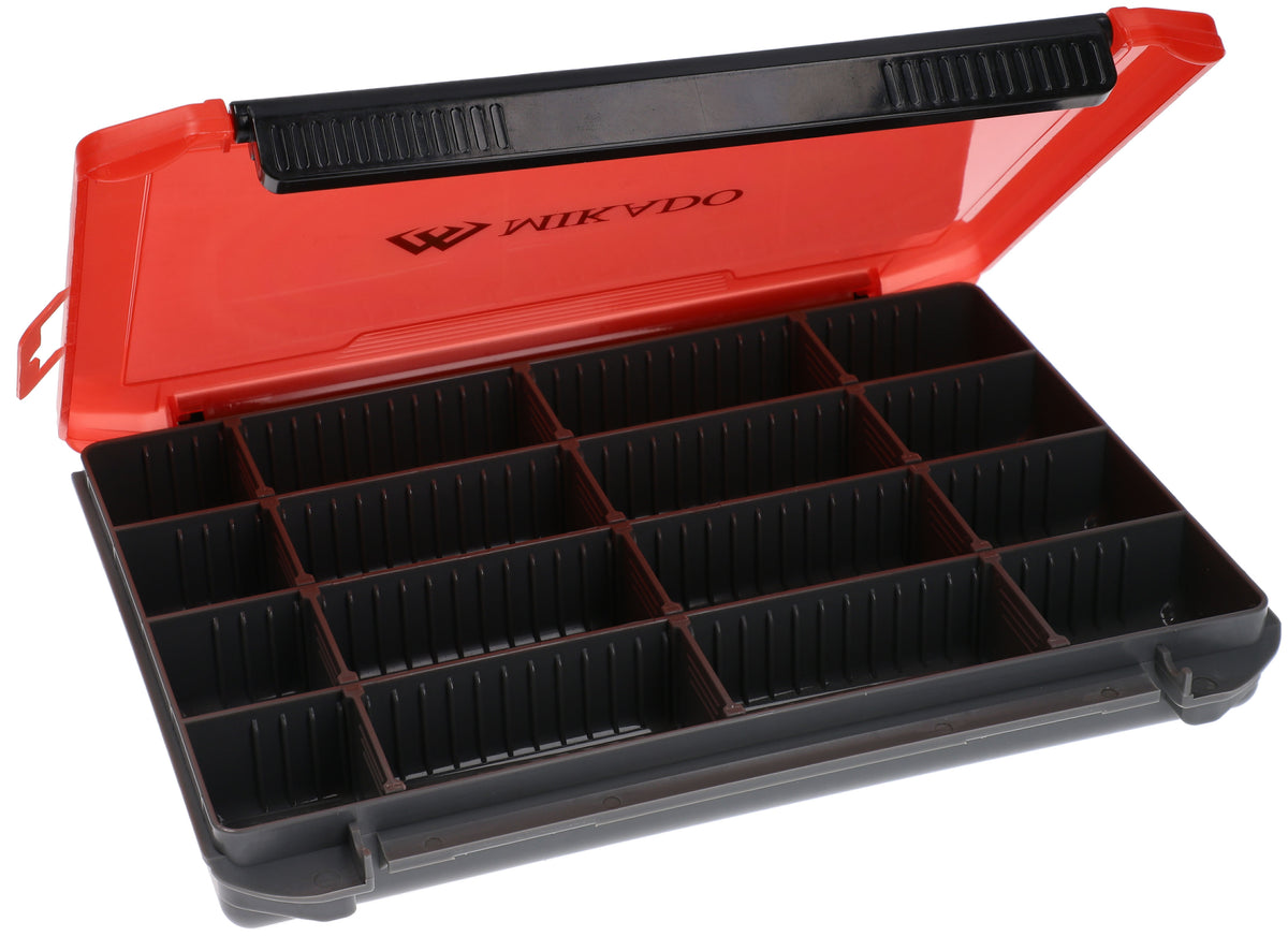 Mikado Box - Mit Teiler Uac-H1901 - (25,5x19,5x3,5cm) - Größe L - Rot - 1 Stk.