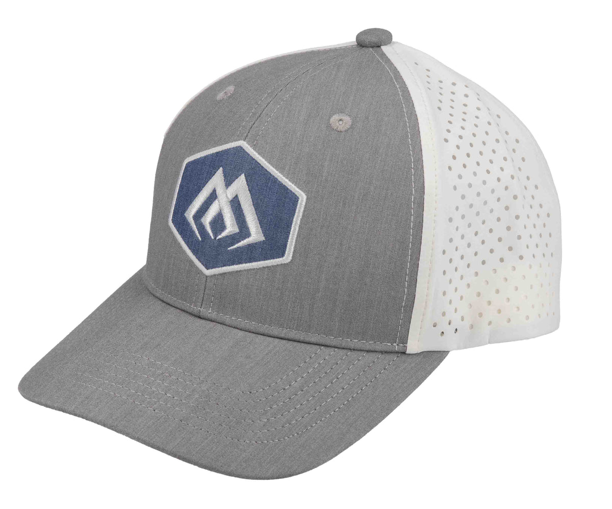 Mikado Basecap - Grau Weiss - 1 Stk.