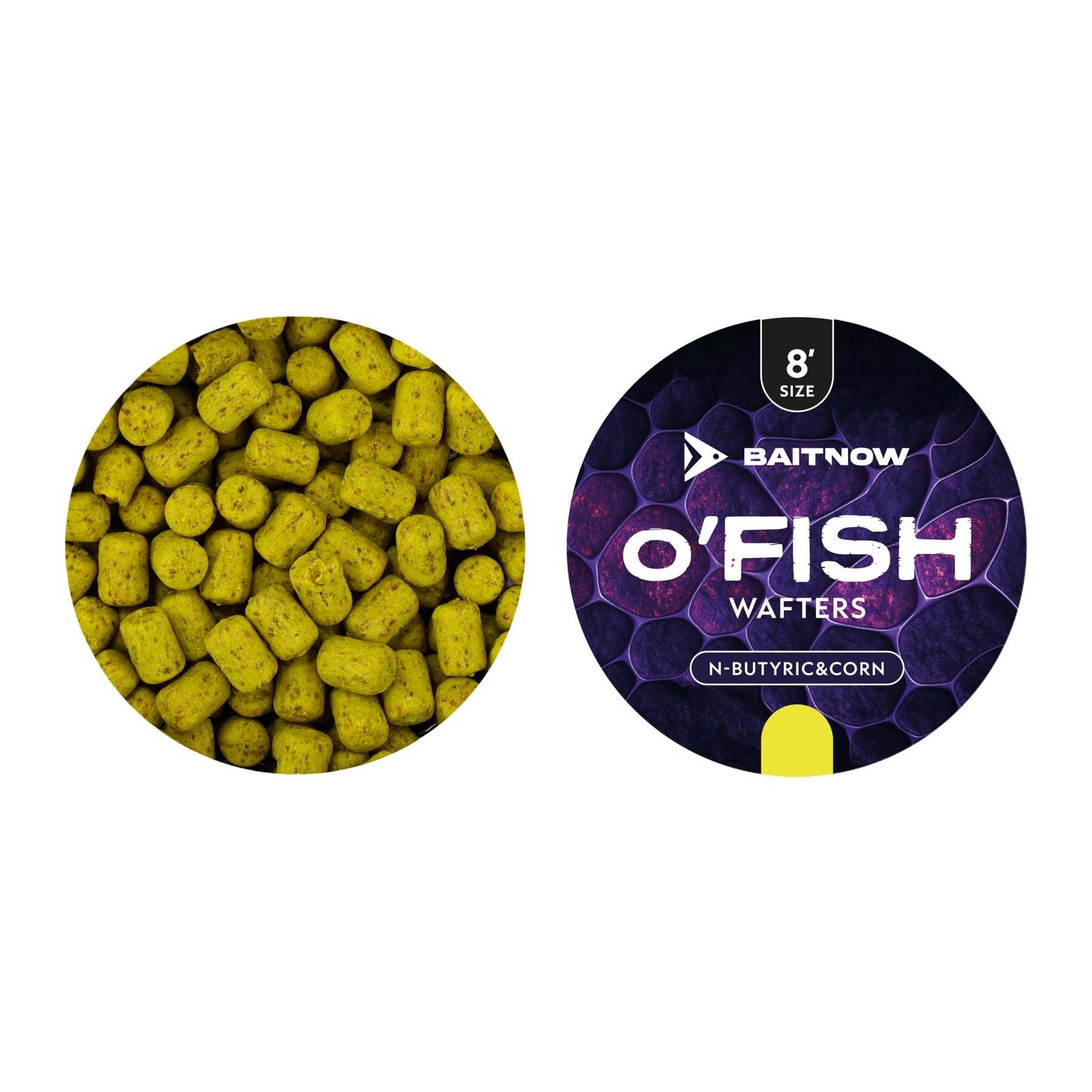 Mikado Wafters Method Feeder - O'FISH N-Butyric-Corn Grösse 8 24g - Packung 1 stk.