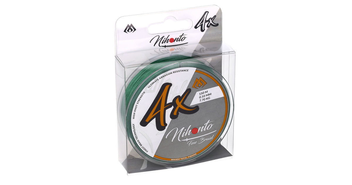 Mikado Geflochtene Schnüre - Nihonto Fine Braid - 0.06mm/3.25kg/150m - Grün - 1 Spule