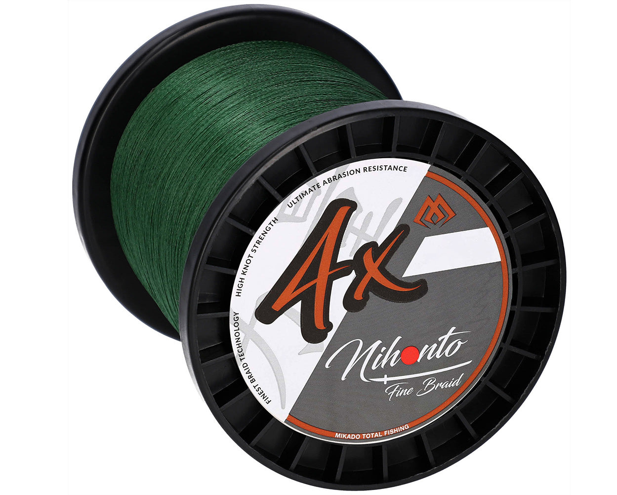 Mikado Geflochtene Schnüre - Nihonto Fine Braid - 0.35mm/33.4kg/900m - Grün - 1 Spule