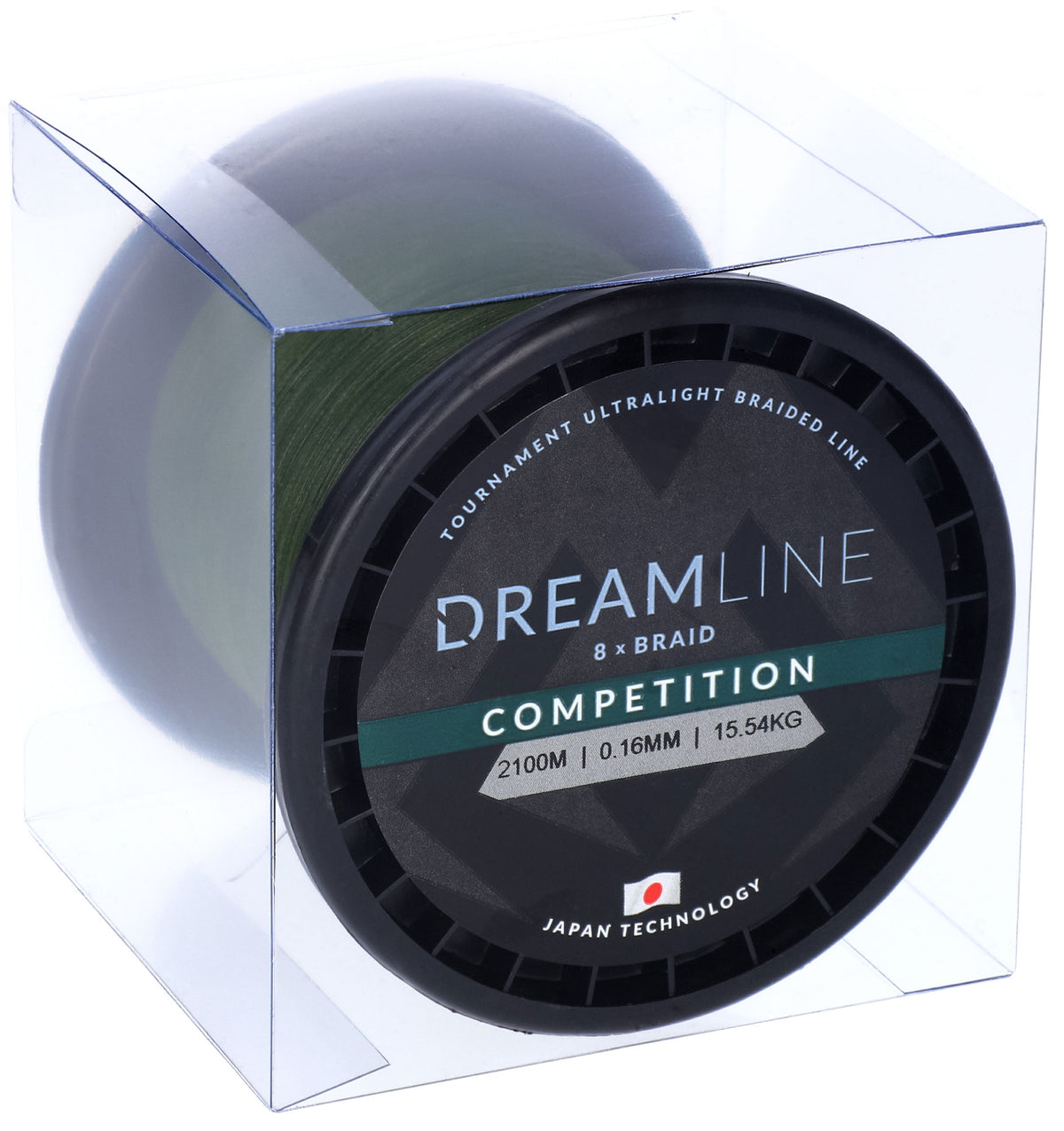 Mikado Geflochtene Schnüre - Dreamline Competition - 0.12mm/10.21kg/2100m - Grün - 1 Spule