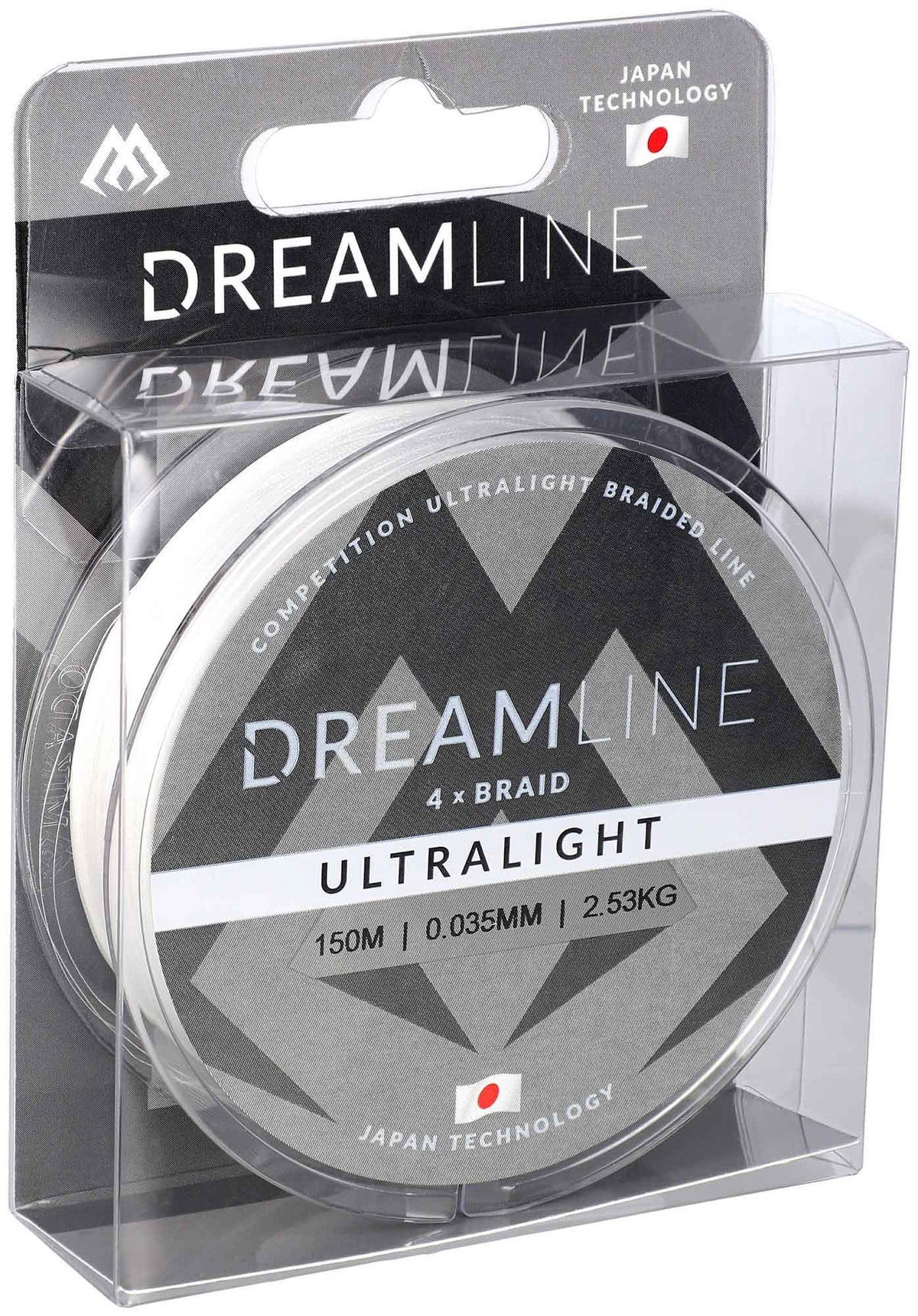 Mikado Geflochtene Schnüre - Dreamline Ultralight - 0.047mm/3.87kg/150m - Weiss - 1 Spule