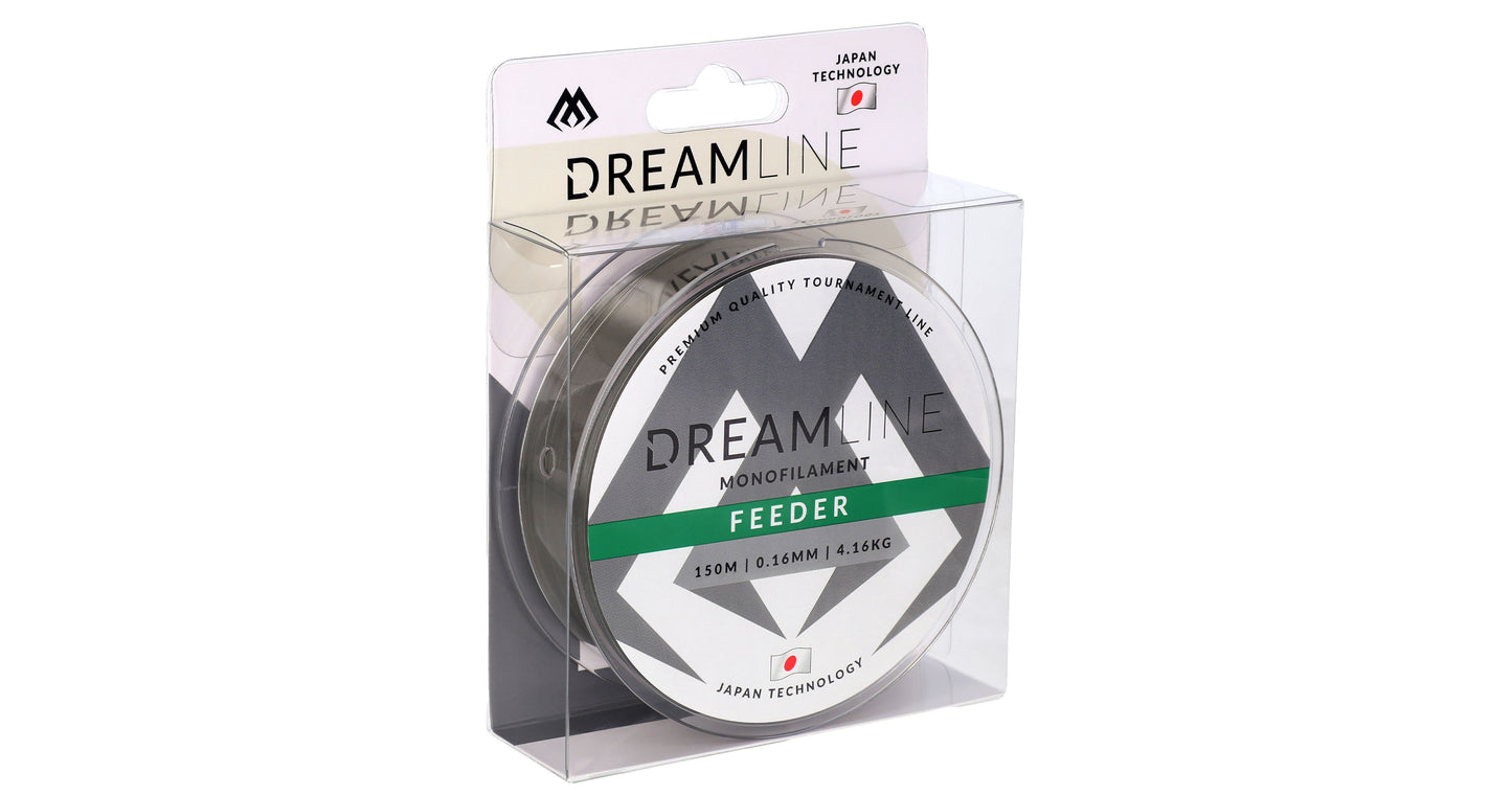 Mikado Schnur - Dreamline Feeder - 0.24mm/7.68kg/150m - Grün - 1 Spule