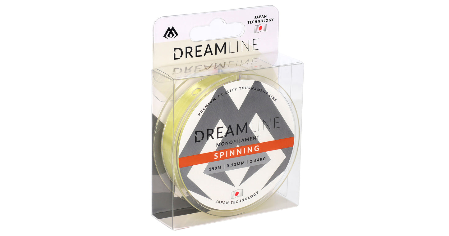 Mikado Schnur - Dreamline Spinning - 0.28mm/9.89kg/150m - Gelb - 1 Spule
