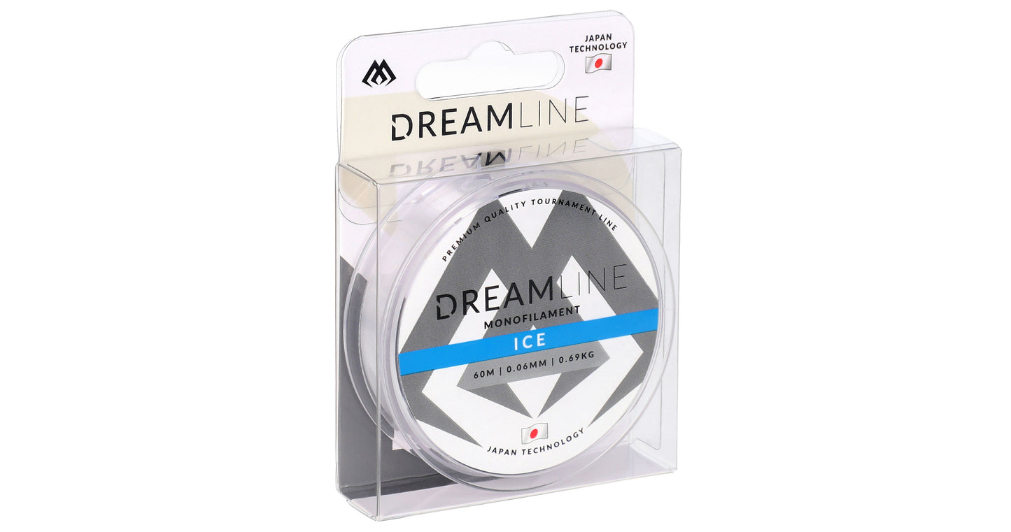 Mikado Schnur - Dreamline Ice - 0.12mm/2.56kg/60m - Transparent - 1 Spule