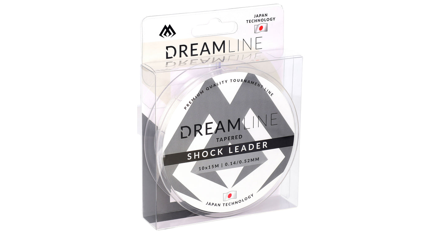 Mikado Schock-Leader - Dreamline Tapered Shock Leader 0.14-0.52mm/10x15m - 1 Spule
