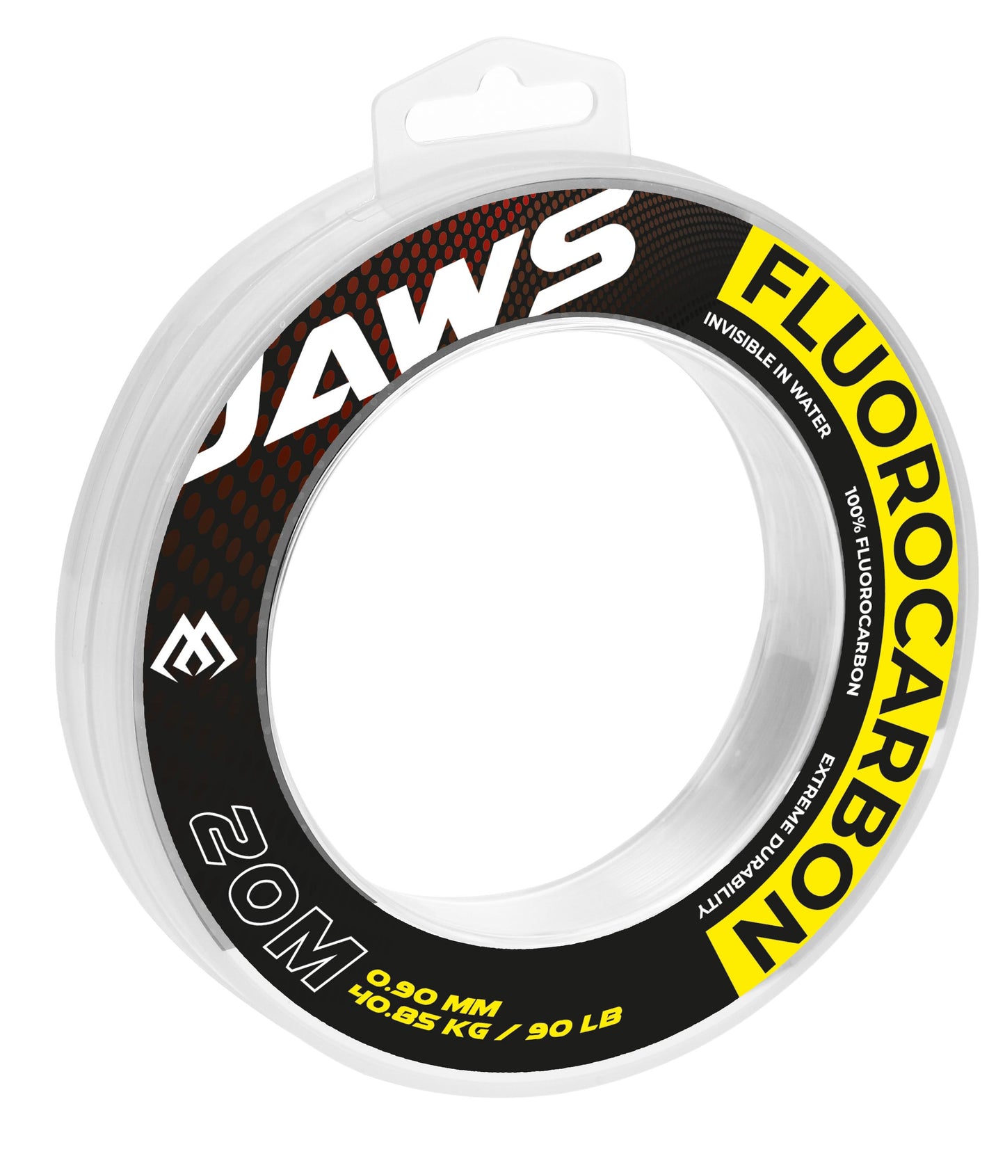 Mikado Schnur - Fluorocarbon Jaws 0.90mm/40.85kg/90lb/20m - 1 Spule