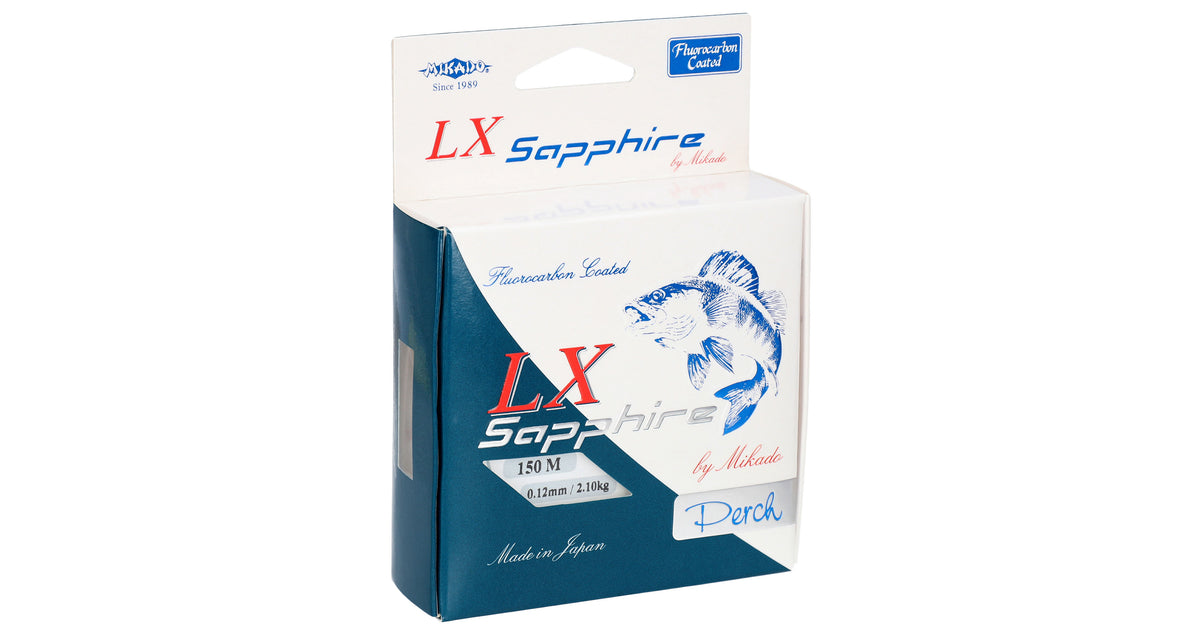Mikado Schnur - Lx Sapphire Perch - 0.14mm/2.50kg/150m - 1 Spule