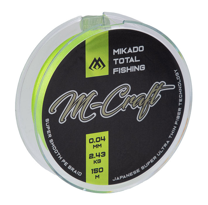 Mikado Geflochtene Schnüre - M-Craft Braid - 0.04mm/2.43kg/150m - Fluo - 1 Spule