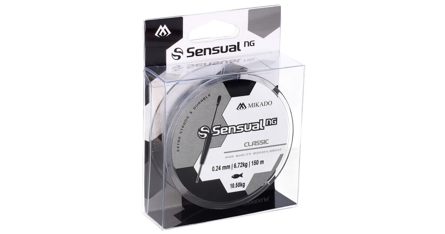 Mikado Schnur - Sensual N.G. Classic 0.16mm/5kg/150m - Transparent - 1 Spule