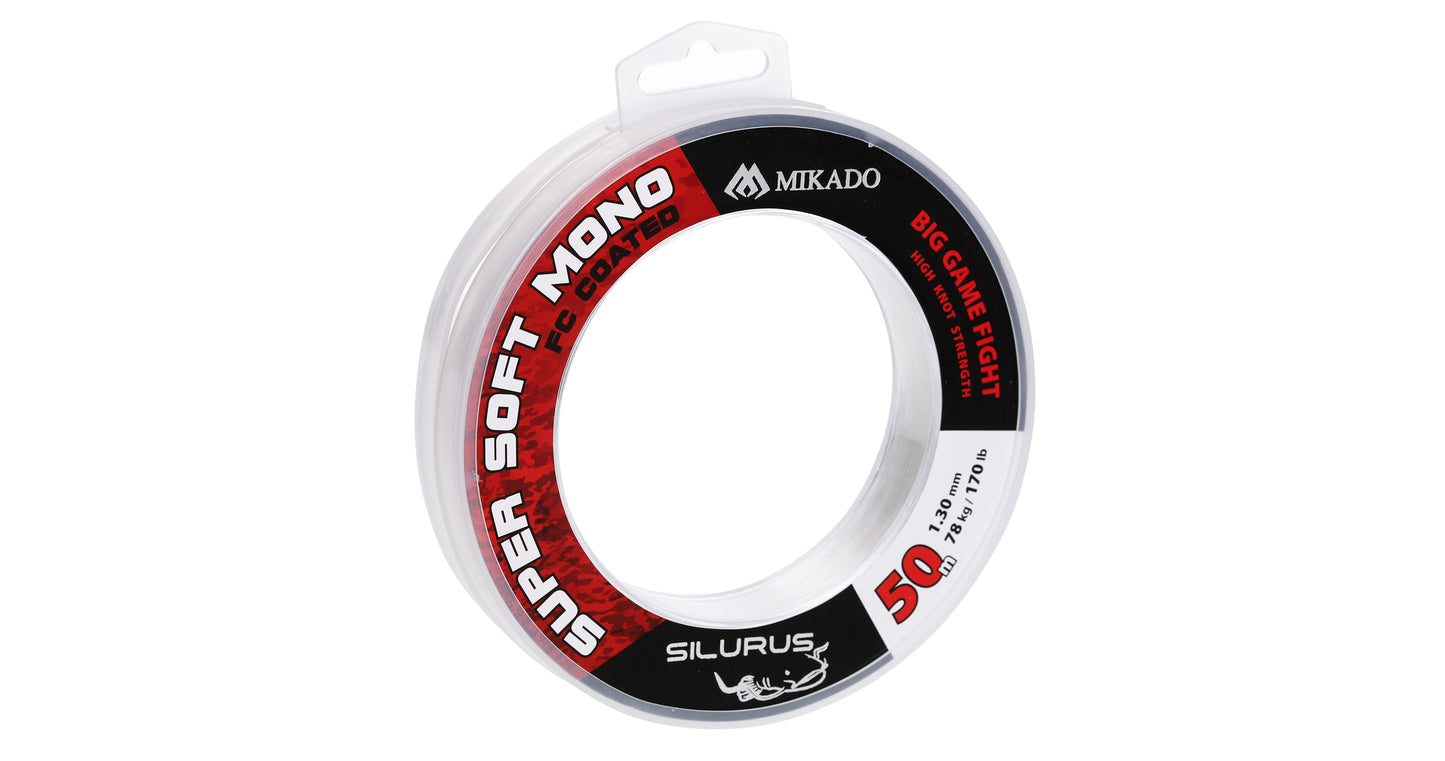 Mikado Leader Material - Super Soft Mono Fc Coated 1.30mm/50m/78kg - op.1szp.
