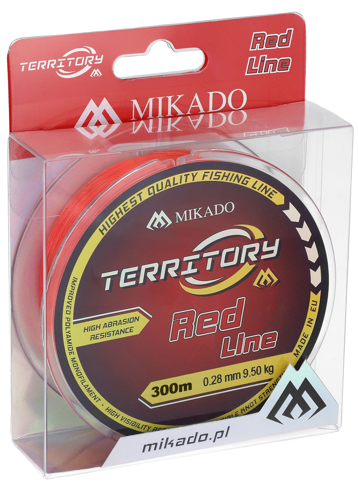 Mikado Schnur - Territory Red - 0.40mm/13.80kg/300m - 1 Spule
