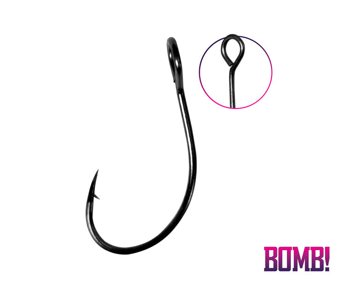 Einzelhaken BOMB! HardLURE mit Widerhaken/ 10St.