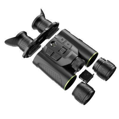 PIXFRA Draco D635-4K LRF Multispektrales 4-in-1 Wärmebildfernglas mit 4K-Nachtsichtkanal und Laser-Entfernungsmesser