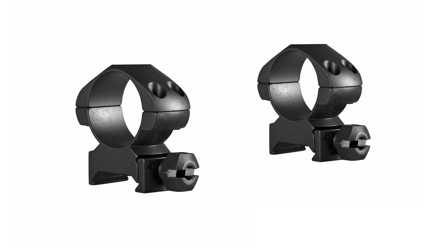 Hawke PRECISION STEEL RING MONTAGENS 1" 2 STÜCK WEAVER MITTEL