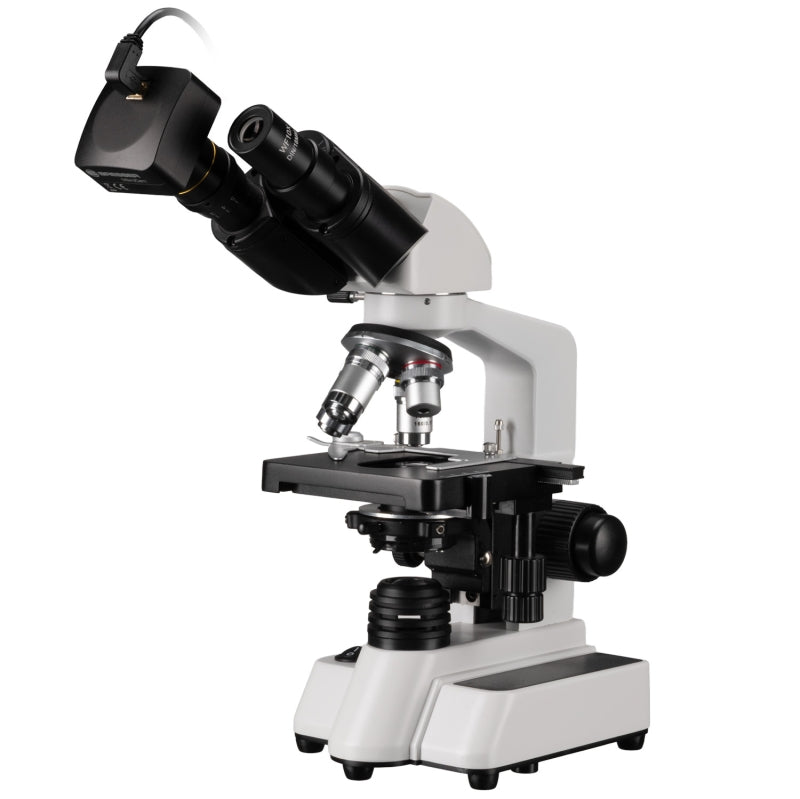 BRESSER Researcher Bino Mikroskop mit MikroCam SF Full-HD-Mikroskopkamera