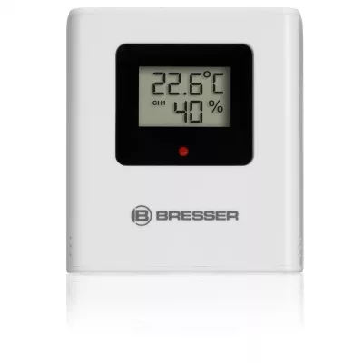 BRESSER THERMO HYGRO QUADRO NLX - THERMO-/HYGROMETER MIT 3 AUSSENSENSOREN
