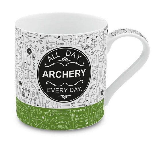 Porzellantasse Archery - all days