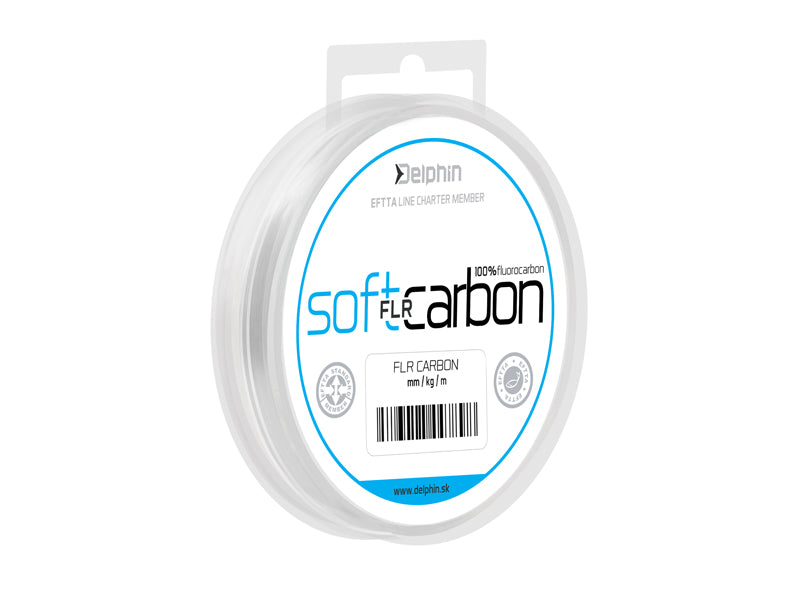 Delphin SOFT FLR CARBON - 100%Fluorocarbon Transp.
