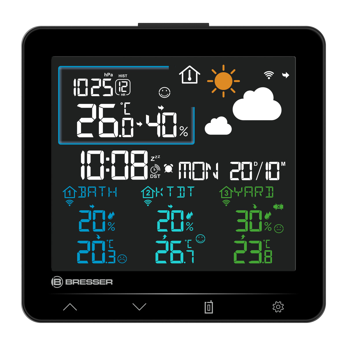 BRESSER Quadro Individio Wetterstation NV