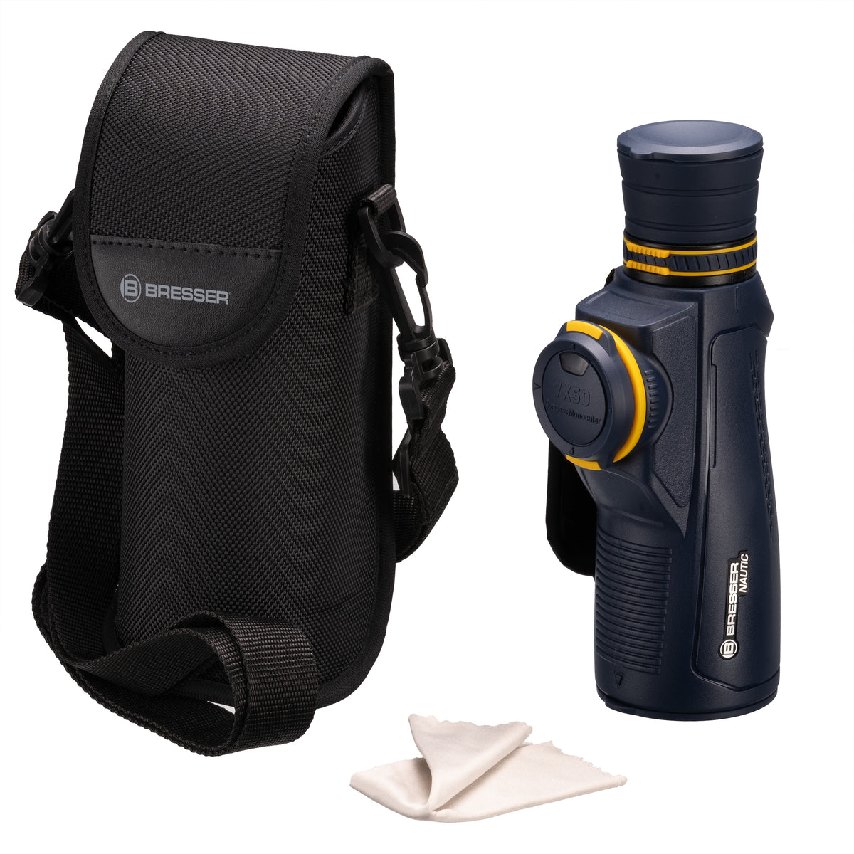 BRESSER 7x50 Nautic Monokular mit Kompass