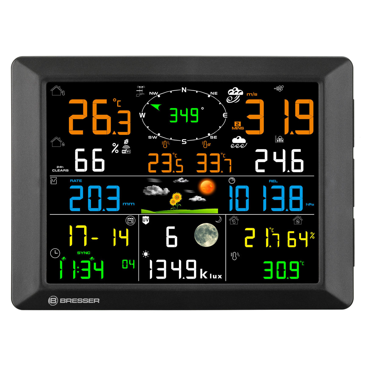 BRESSER 7-in-1 LoRa Profi-Wetterstation Terral