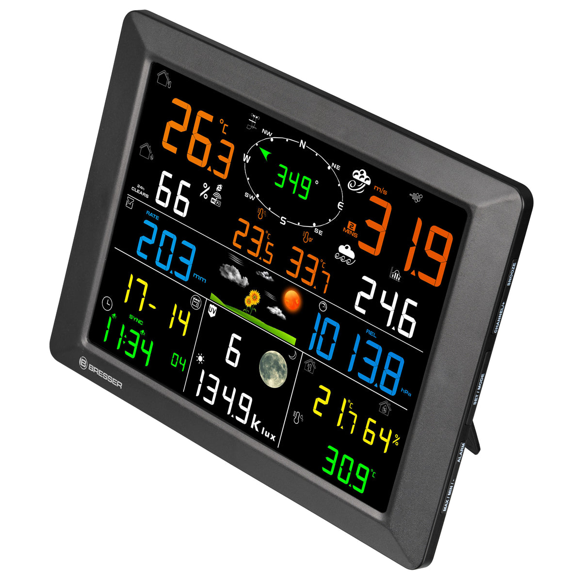 BRESSER 7-in-1 LoRa Profi-Wetterstation Terral