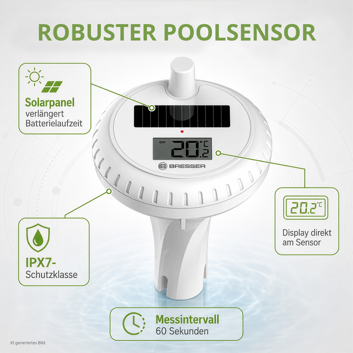 BRESSER Funk-Poolthermometer